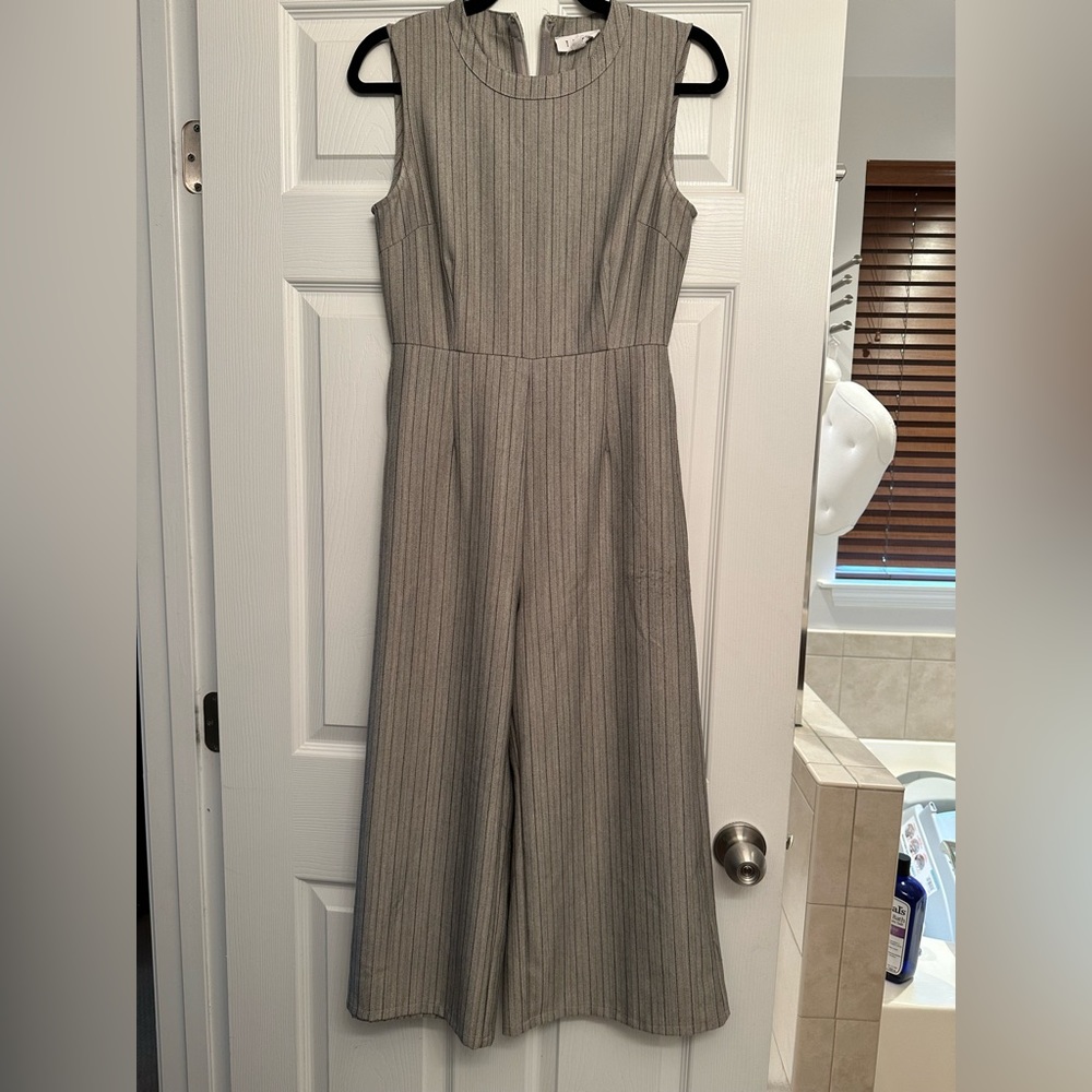 Pin strip jumpsuit. THML brand size small